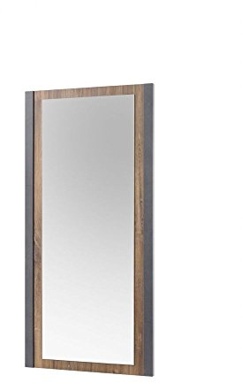 Beauty.Scouts Spiegel Java Living Wandspiegel, Garderobenspiegel, Industrie Design, Stirling Oak Nachbildung, 54x110x1,6 cm