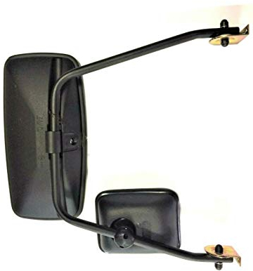Rückspiegel 410x205mm Außenspiegel 198x160mm LKW Spiegelhalter Spiegelarm SET
