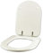 WC-Sitz für Laufen Duvit Arreda Object, weiß, Scharnier, Chrom, normal oder langsam, Soft Close