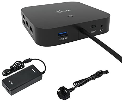 i-tec USB-C HDMI DP Docking Station with Power Delivery 100 W + i-tec Universal Charger 112 W