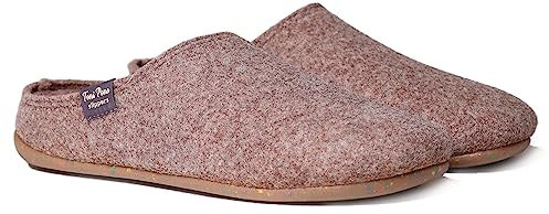 TONI PONS Zapatilla tipo zueco para mujer en fieltro reciclado - MONA-FR - TAUPE - 38