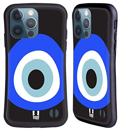Head Case Designs Eccentricity Evil Eye Hybrid Case Compatible With Apple iPhone 13 Pro