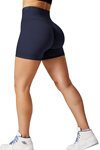 ZAAYO Sports Shorts Für Damen Scrunch Butt Push Up Booty Nahtlos Yoga Fitness Gym Shorts