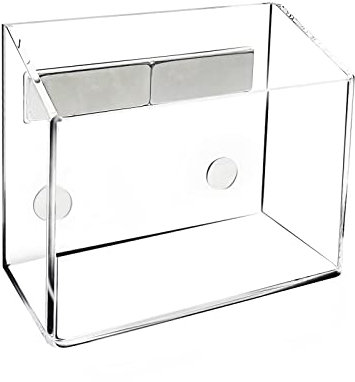 Magnetischer Glas-Whiteboard-Halter, magnetischer Markerhalter, magnetischer trocken abwischbarer Markerhalter, Whiteboard-Markerhalter, transparent, 1 Packung