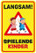 Achtung kinder schild - achtung spielende kinder aufsteller PCV oder ALU-Dibond 20x30cm (Achtung Kinder Schild (PCV))
