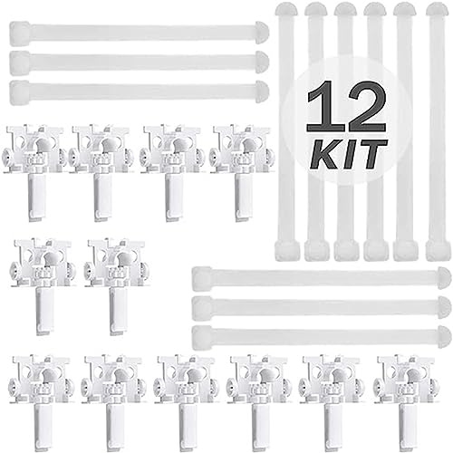 MONOJLY Vertical Blind Repair set Curtain Repair Carrier set Easy to Install Replacement Part Lightweight for Vertical Blinds
