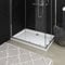 Gecheer Rectangular ABS Shower Base Tray, Shower Tray Waste Trap Tray for Bathroom Shower Enclosure Wetroom Rectangle Slimline Shower Cubicle Base White 70x100 cm