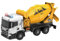 Cheerful Toys Grand jouet bétonnière 52 cm – Scania 1:50 Véhicules de chantier avec lumière et son, camion bétonnière jouet de sable pour garçons de 3, 4, 5, 6, 7, 8 ans, jaune
