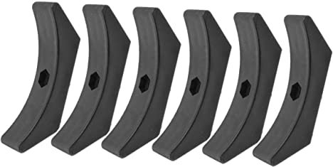 Parliky 6 Stücke Pp Material Hantel Sattel Ersatz Hantel für Hanteln und Verschleiß-beständig