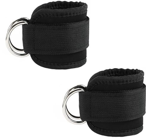iCovalescent 2Pcs Ankle Strap, Lifting Straps, Glute Kickback Ankle Strap for Women & Men for Cable Machines, Gym Workouts, Leg Exercises, Kickbacks, Glute Workouts