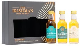 The Irishman - Irish Whiskey 5cl x 3 40% ABV Miniature Gift Pack