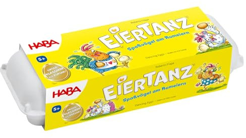 HABA Eiertanz – Der Spielklassiker aufregendes Geschicklichkeitsspiel für die ganze Familie ab 5 Jahren – 2012206001