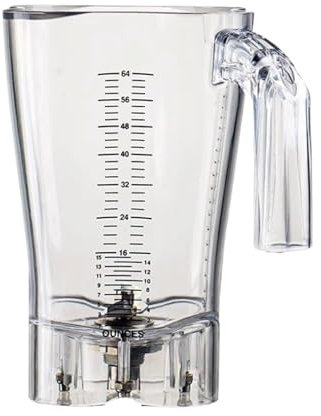 WVGFAUXA Cuerpo De Vaso De Licuadora, Compatible con Hamilton Beach HBH550 HBH650 HBH850, Vaso De Licuadora De Repuesto con Pieza De Cuchilla Sin Tapa