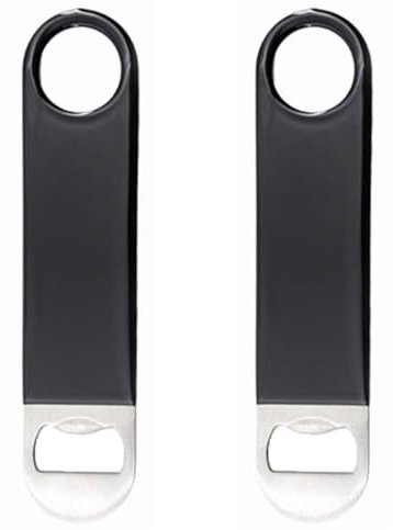 XJUDA 2 Pcs Bar Blade Bottle Opener Beer Opener for Home Bar, Garden Picnic, and Beer Gifts