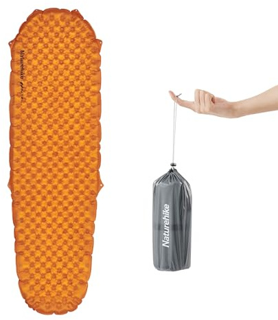Naturehike Camping Isomatte Ultraleicht 5,8 R-Wert, 8 cm Dicke Aufblasbare Isomatte 4 Jahreszeiten Luftmatratze Selbstaufblasend, PFAS-frei Schlafmatte für Camping, Outdoor, Wandern