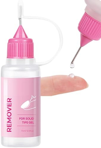 Removedor Para Uñas Postizas,Gel Quita Pegamentos para Uñas de 15 ML | Base Gel Disolvente Antidescascarado para Reparación Manicura Profesional en Bodas Viajes y Hogar