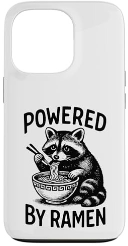 Hülle für iPhone 13 Pro Präsentiert von Ramen Noodles Raccoon Lover Fun Japanese Food