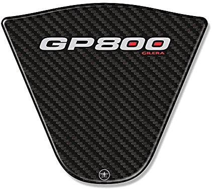 labelbike - 3D Harz Aufkleber Dekoration und Schutz des zentralen Trittbretts von Motorrädern Rollern kompatibel mit GILERA GP800