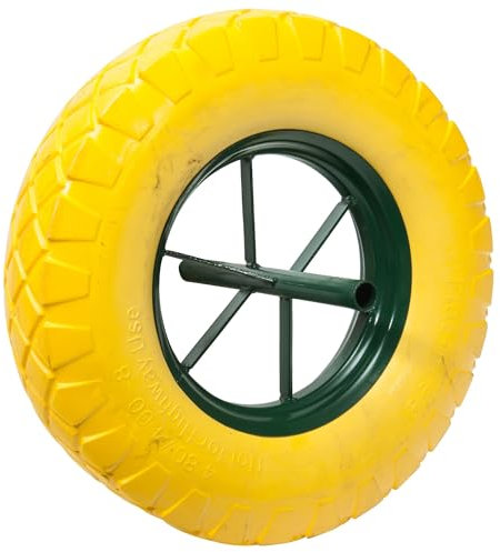 WerkaPro - Ruota antiappannamento, 25,4 cm, 10358 Rullo incrementabile 15 385 x 95 asse da 20mm