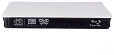 External CD DVD Blu-ray Drive,External Blu-ray 3D BD Player CD / -RW DVD +/- RW BD-ROM Burner for MacBook Laptop PC/Windows 10/8/7 / XP/Vista