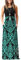 AUSELILY Damen Sommer Ärmelloses Lockeres Maxikleid Lässiges Langes Kleid mit Taschen Schwarz Grün L