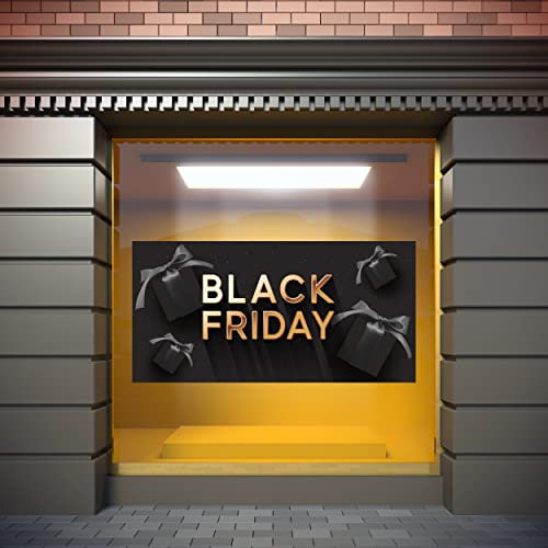 Oedim Vinilo Adhesivo Transparente en Efecto Espejo Rebajas Black Friday Fondo Negro | 100 x 50 cm | Vinilo Económico y Original | Vinilo fondeado de Blanco