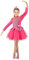 Ciao- Barbie Ballerina Princess Costume Robe déguisement Original Fille (Taille 5-7 Ans), Girls, 11660.5-7, Pink