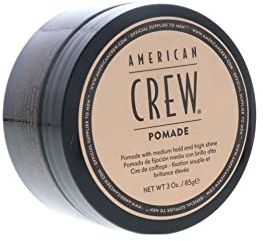 Men's Hair Pomade by American Crew, Medium Hold with High Shine, 3 Oz (Pack of 2)