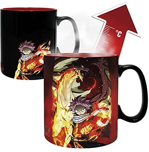 ABYSTYLE - FAIRY TAIL - Mug Heat Change - 460 ml - Natsu & Lucy