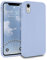 MyGadget Hülle kompatibel mit iPhone XR - robuste Handyhülle TPU Case Slim Silikonhülle - Back Cover Kratzfest Schutzhülle matt Baby Blau