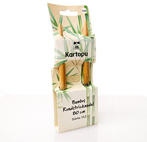 Trimz Rundstricknadeln, 80 cm, mit Metallseil, 10 mm