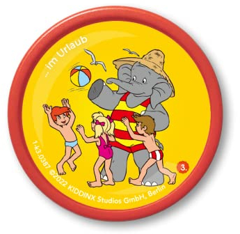 Kekz Audiochip für Kekzhörer, Benjamin Blümchen - Kekz 3: Benjamin im Urlaub, Hörspiel für Kinder ab 3 Jahren, Spielzeit ca. 43 min