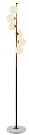 WANWEN Lampadaire en Fer forgé, Lampe de Table Verticale d'éclairage de Chevet pour Lampe sur Pied de Chambre à Coucher de Salon (Taille : 26x160cm) Little Surprise