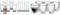WMF Latte Macchiato Set 12-teilig Latte Macchiato Glas Latte Macchiato Löffel Clever & More & Kult doppelwandige Espressotassen Glas Set, 6 Stück (1er Pack), doppelwandige Gläser 80ml, Klar