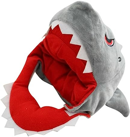 Toyvian Hai Puppenmütze Aus Plüsch Diy Puppen Zubehör Dekor Haimütze Für Puppen Accessoires Pp-baumwolle Waschbar Und Wiederverwendbar