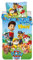 Bettwäsche Set Kinder kompatibel mit Paw Patrol 140 x 200 cm und 70 x 90 cm (Alle Help)