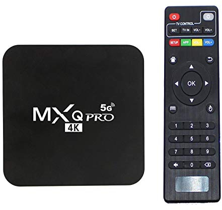 MXQ Pro 5G 4K Android TV 13.1 Box Android Smart Box H.265 HD 3D Dual Band 2.4G/5G WiFi Quad Core Home Media Player