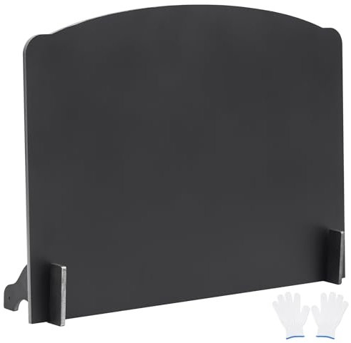 GoCampDirect 26 Iron Fireback with Feet, Fireplace Back Plates, Fireplace Heat Reflector, This Iron Fireplace is to Reflect Heat Back into The Room, Fireplace Wall Protection
