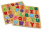 LNSYSNS Puzzle Spielzeug Buchstaben und Zahlen, 2 Holz Alphabet Zahlen Puzzle Board, ABC Bunte Alphanumerische Puzzleteile, für Kleinkinder und Vorschulkinder