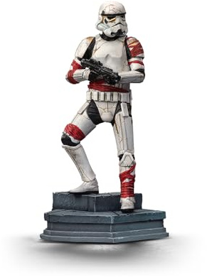 Iron Studios Star Wars Ahsoka Figur 1/10 Art Scale Night Trooper 21 cm