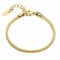 DJADEE Armband 750 Gold 18 Karat vergoldet, Edelstahl, wasserfest, Hypoallergen, hochglanzpoliert, anlaufgeschützt