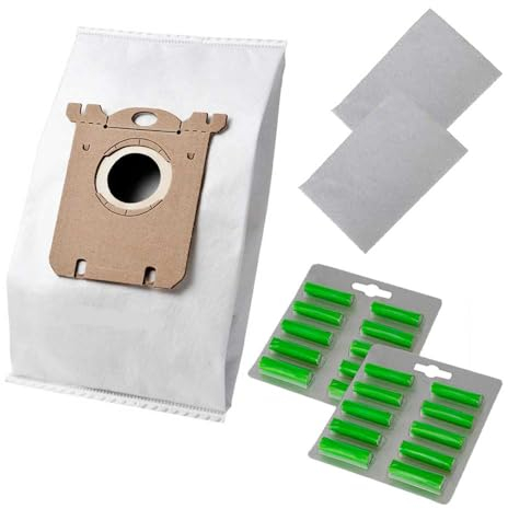SUPER KIT - 20 Sacchi/Sacchetti (Microfibra) + 20 PROFUMI + 2 Filtri Per aspirapolvere AEG-Electrolux Ergospace Green ErgoSpace ESGREEN