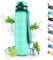 Grsta Trinkflasche 1L Sport mit Filter, für Kohlensäurehaltige Getränke, Fitnessstudio, Outdoor, Wandern, Running
