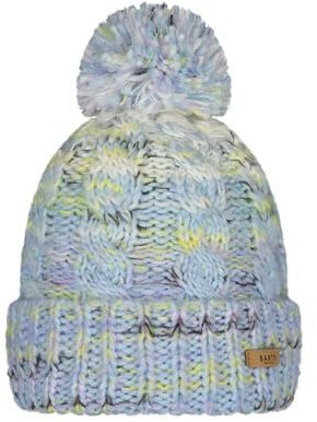 Barts Strickmütze Iska Wintermütze mit Bommel 4944 Light Blue 06