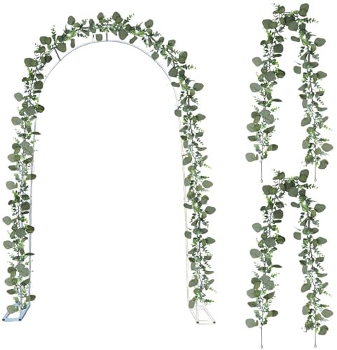 astylishome Faux Plants for Indoors Bathroom Artificial Greenery Vine Hanging Fake Garland Leaves Decorative Plant for Bedroom Kitchen House Outdoor Décor 2609