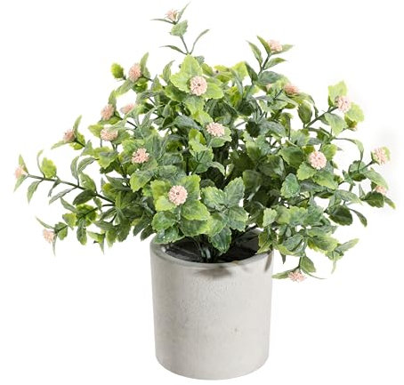 Petites plantes artificielles en pot d'eucalyptus pour étagère, bureau, maison, salle de bain, ferme, table basse (vert sauge)