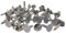 100 Pcs Galvanised Clout Nails 15mm Heavy Duty Felt Tack Nails for DIY & Crafts Home Decor Securing Shed Roof and Outdoor Construction