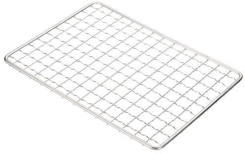 sourcing map Cooling Racks, 5.9 x 7.9 Stainless Steel Barbecue BBQ Grill Net Mesh Rack Grate for Cooking, Roasting, Grilling, Oven & Dishwasher Safe, Silver