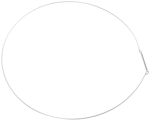 Anillo de Sello de Puerta para Lavadora Frontal de Acero 35cm | Plata, Alambre de Acero, Ajuste Seguro, Prevención de Fugas, Compatibilidad