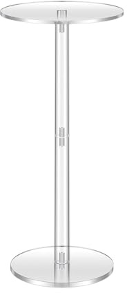 Baoblaze Supporto per Fiori in Acrilico, Colonna Portafiori, Espositore Rotondo, Elegante Centrotavola per Matrimoni, Vaso Alto per Decorazioni per la Casa e Festa, 60 Cm